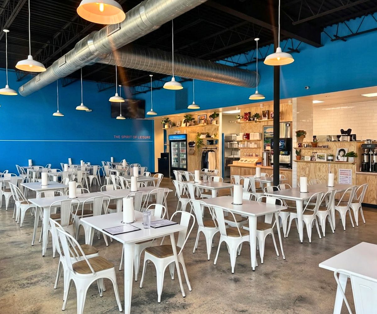 interior of Lawrence Barbecue in Cary, NC