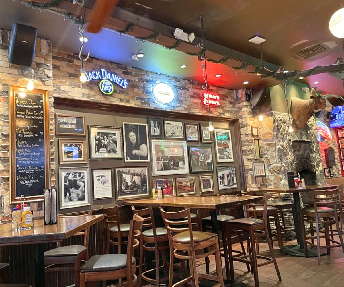 interior of Grease Burger Beer and Whiskey Bar in West Palm Beach, Florida