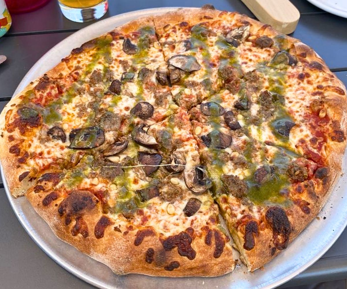 Forager Pizza at Red Eye Brewing Company in Wausau, Wisconsin