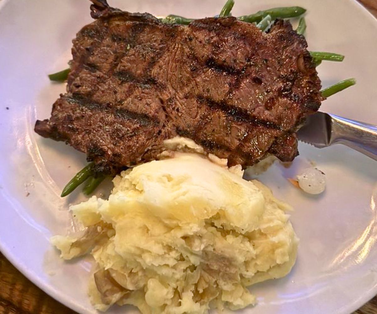 steak at Black Sheep Social Club in Cedar Rapids, IA