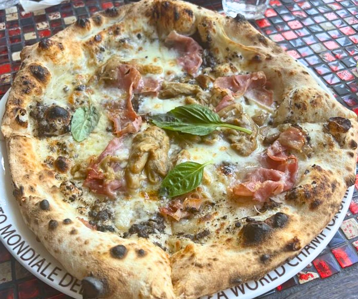 White Truffle at La Leggenda Pizzeria in Miami Beach, Florida