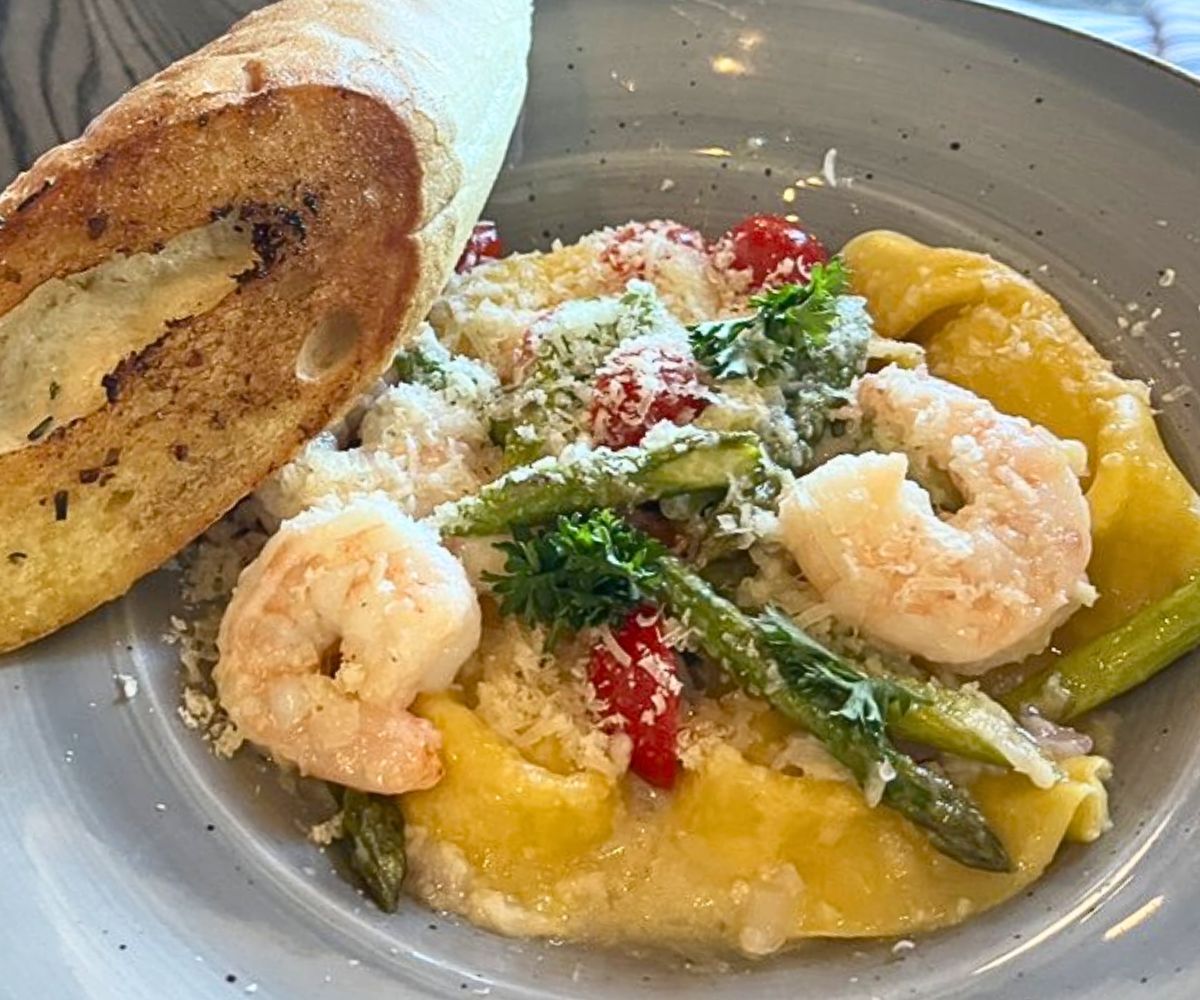 Shrimp Tortellacci at The HC Tavern + Kitchen in Fishers, IN