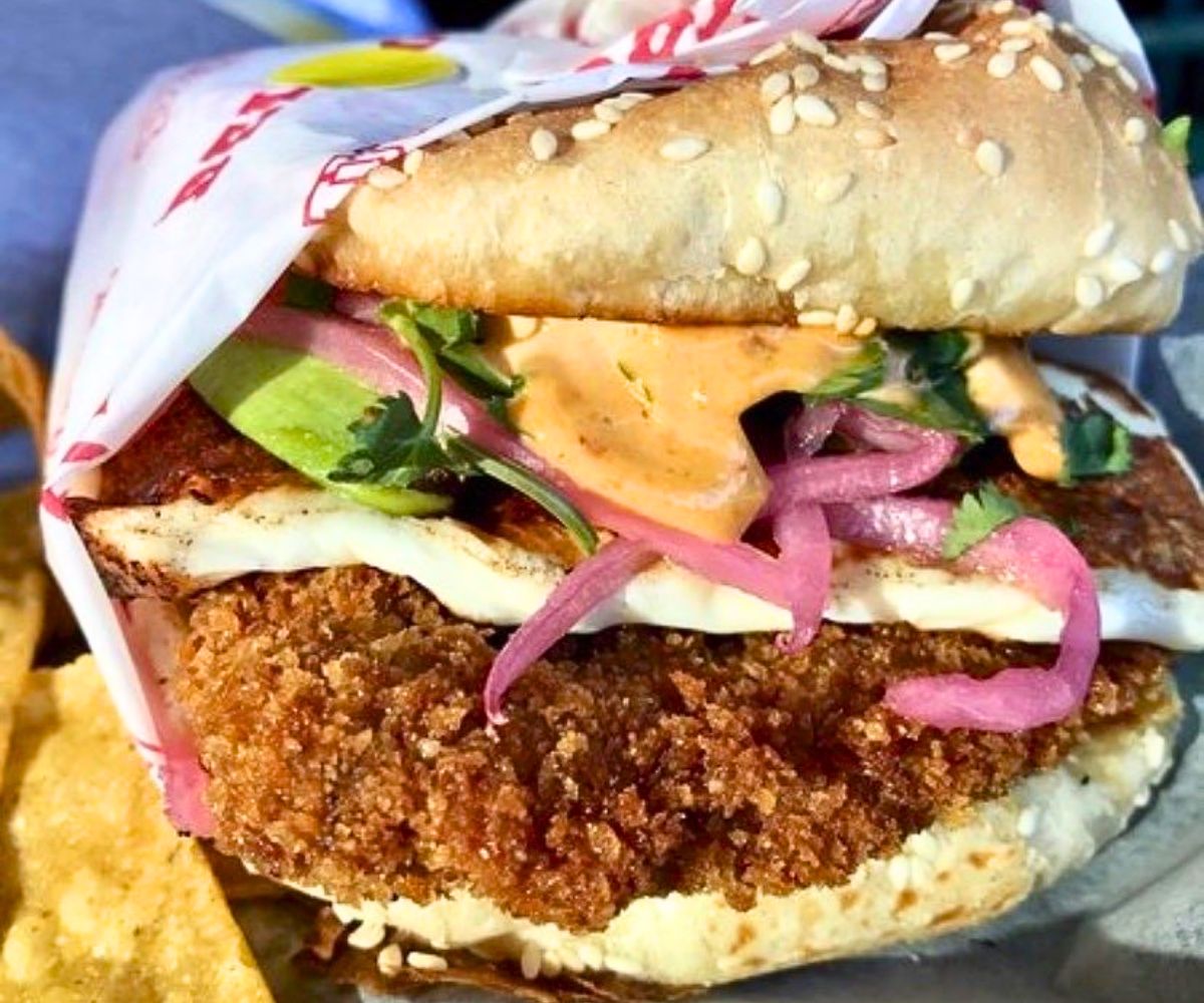 Chicken Cemita at Street in Portsmouth, New Hampshire