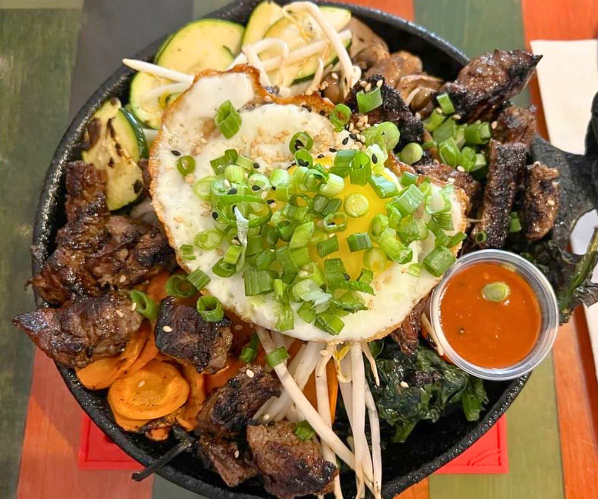Korean Bibimbap at Street in Portsmouth, New Hampshire