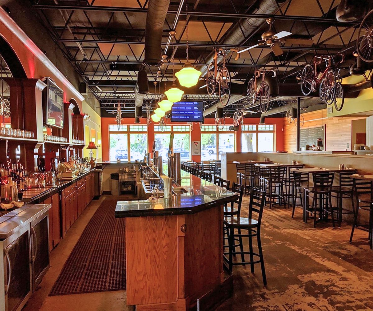 interior of Red Eye Brewing Company in Wausau, Wisconsin
