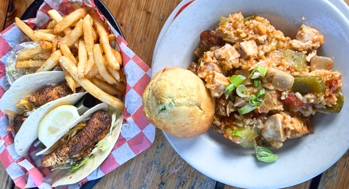 food at AJ's Oyster House in Fort Smith, Arkansas