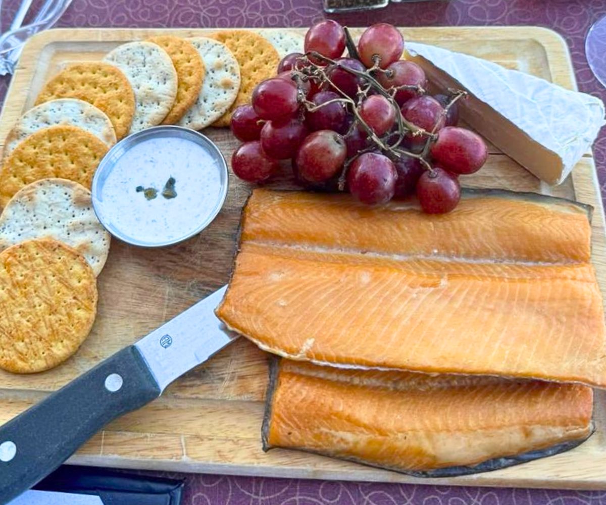 Locally-Smoked Idaho Trout at Elevation 486 in Twin Falls, Idaho