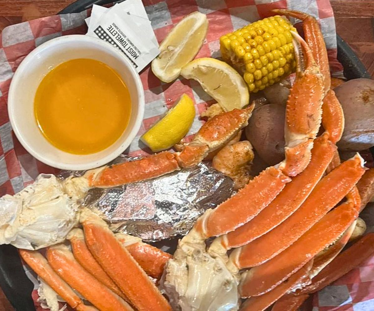 Crab Boil at AJ's Oyster House in Fort Smith, AR