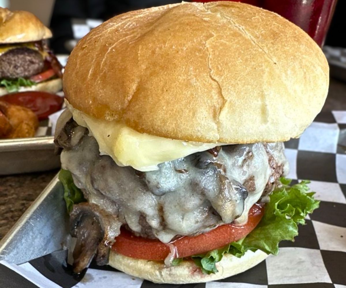Mushroom Swiss at The Gettysburger Company in Gettysburg, PA