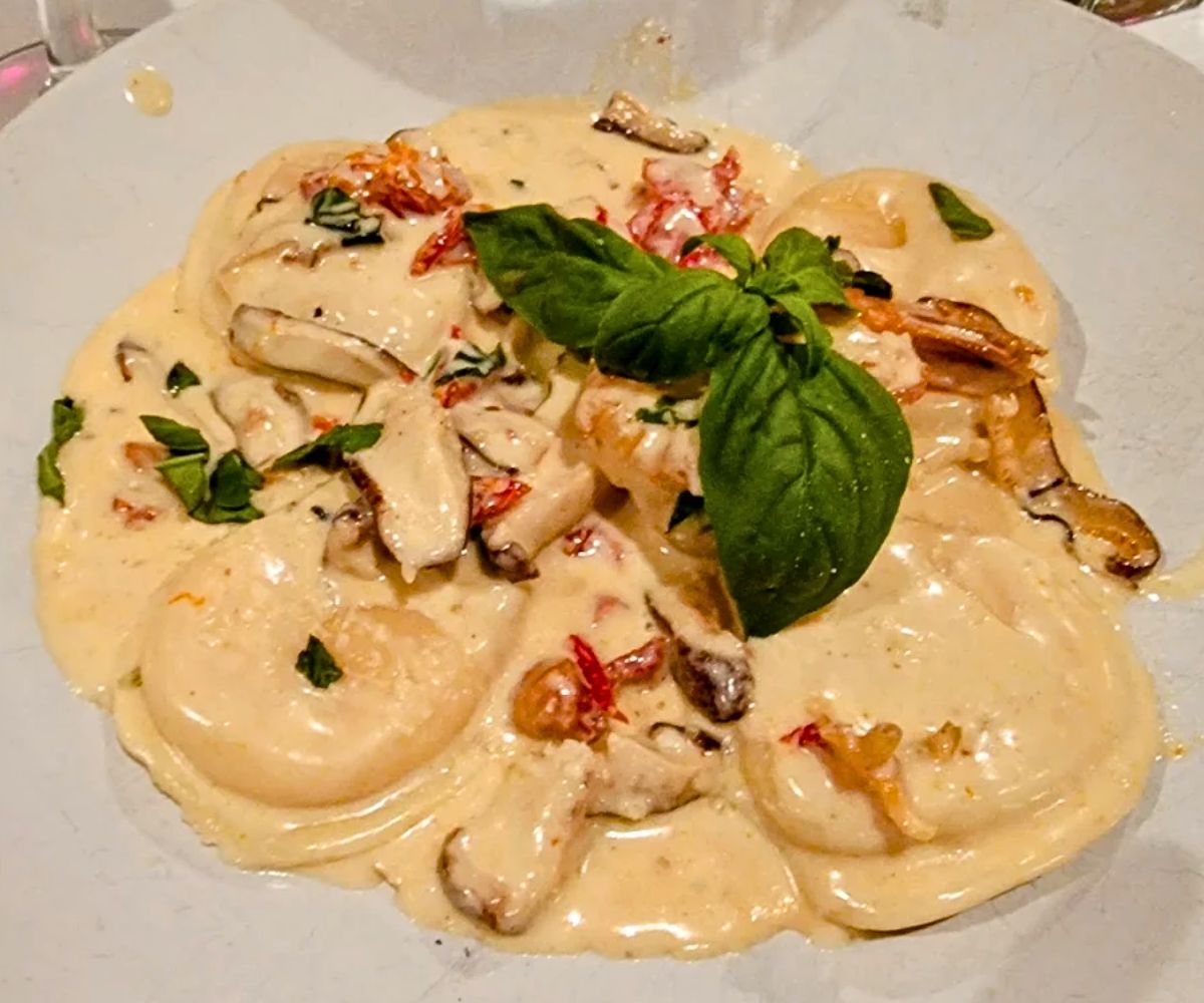 Lobster Ravioli at Posto 22 in New Rochelle, New York