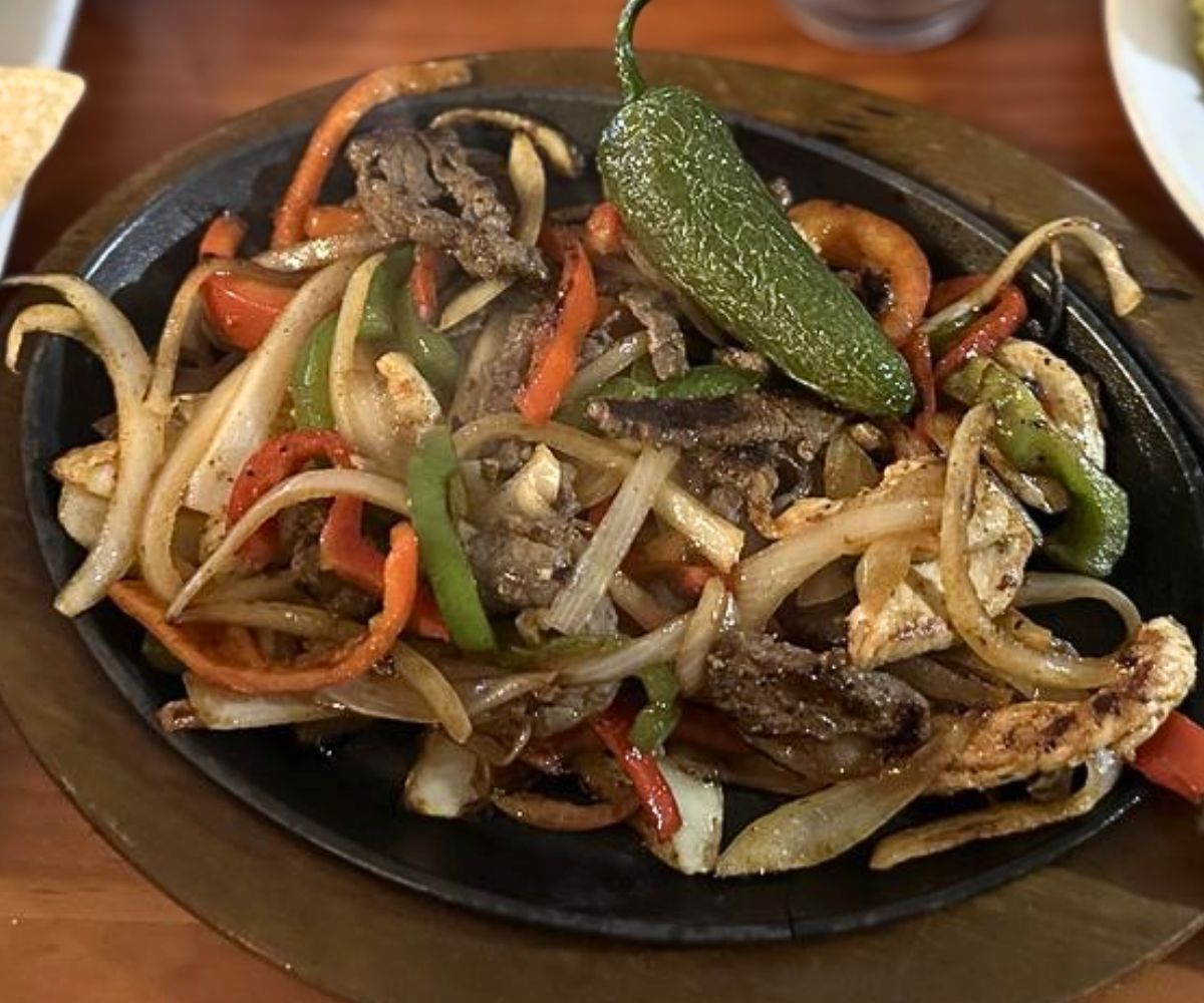 Beef Fajitas at Los Cerritos Mexican Kitchen in Roswell, NM