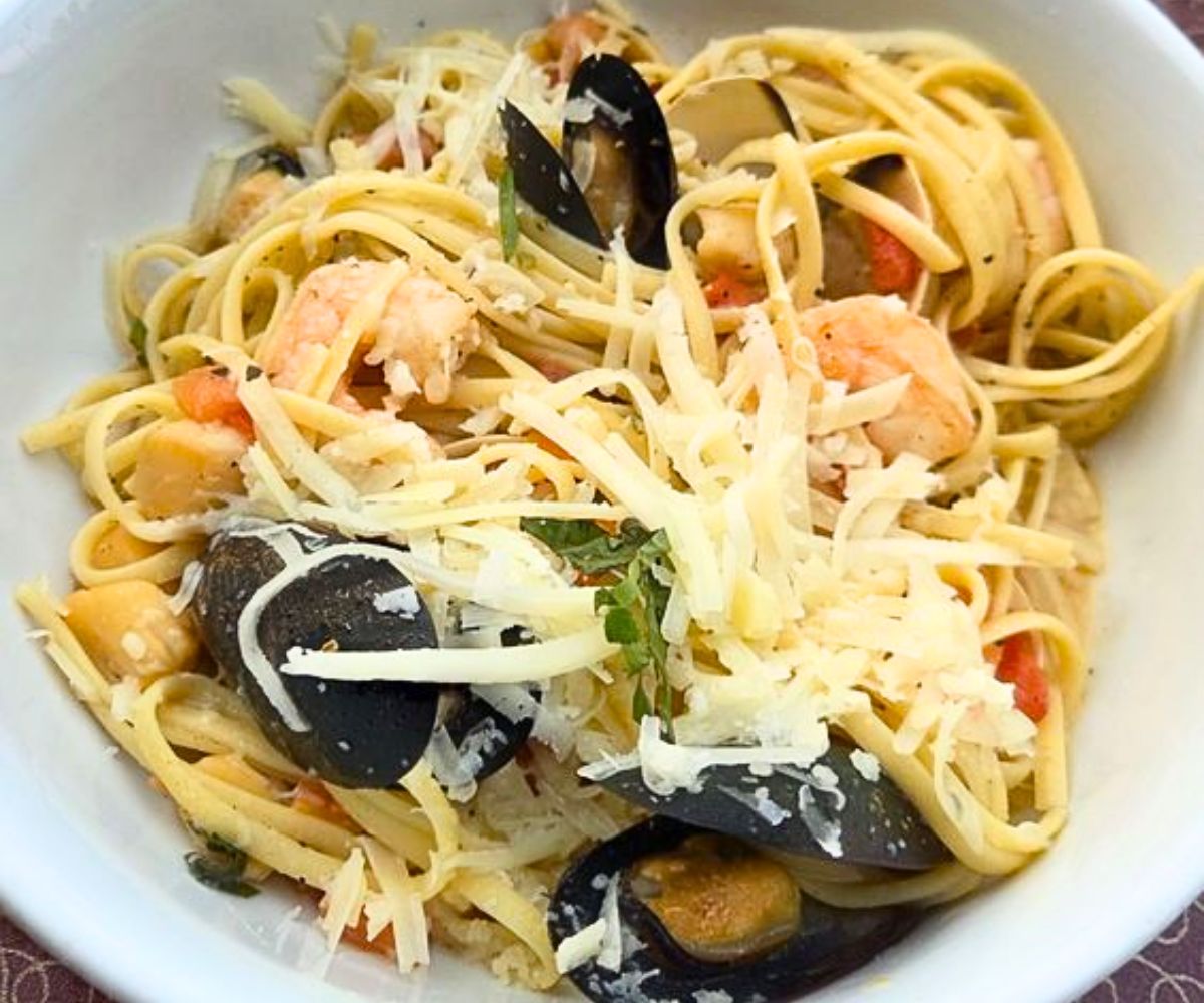 Seafood Linguine at Elevation 486 in Twin Falls, Idaho