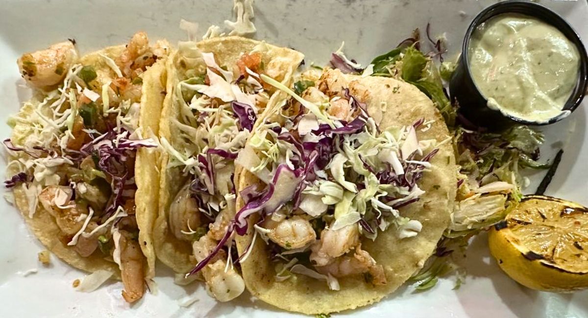 Shrimp Tacos at os Cerritos Mexican Kitchen in Roswell, NM