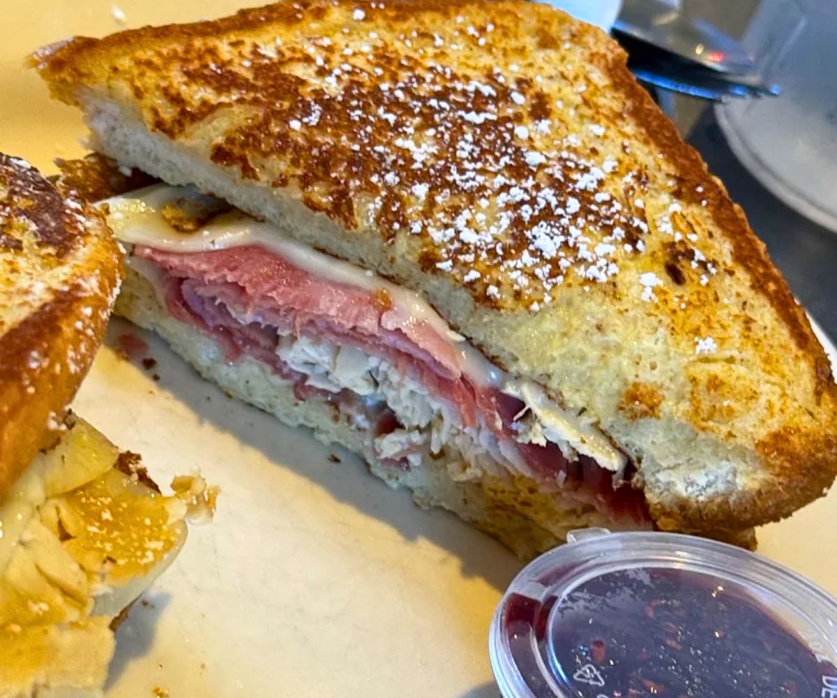 Monte Cristo at Banners Restaurant in Conway, New Hampshire