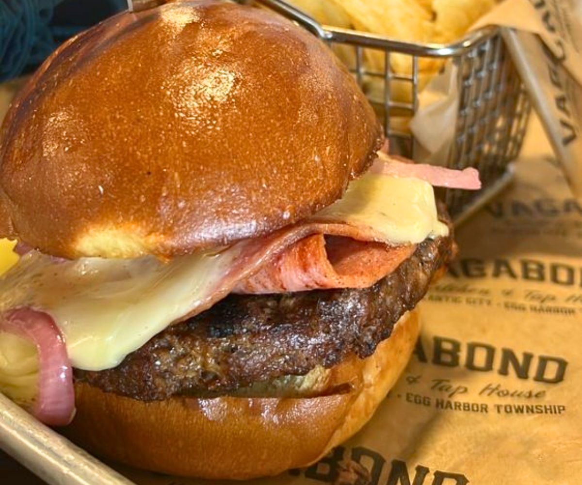 Spartan Burger at Vagabond Kitchen & Tap House in Atlantic City, New Jersey