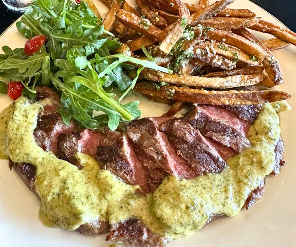 Steak Frites at Georges French Bistro in Wichita, Kansas