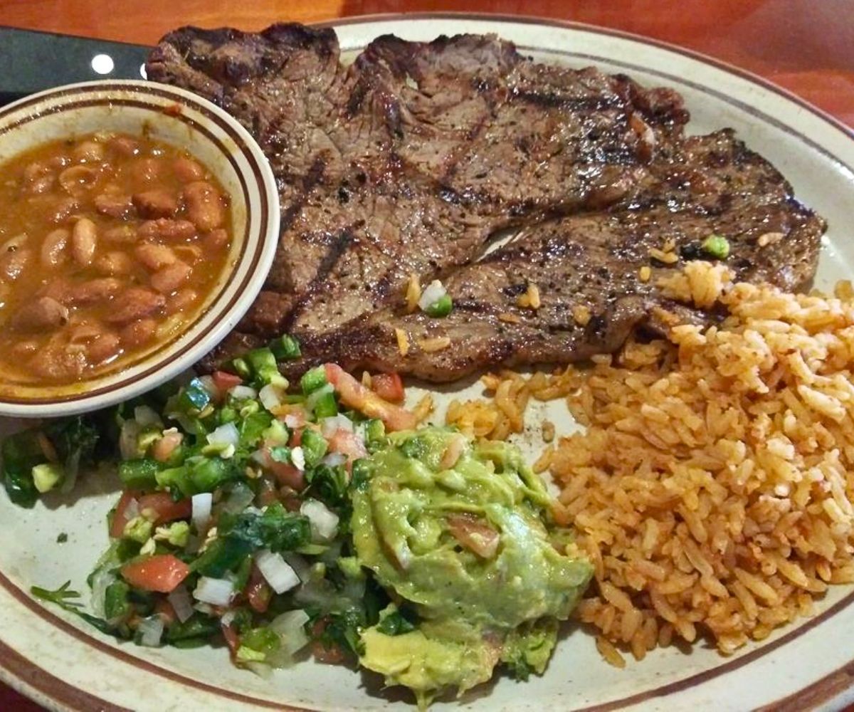 steak at Los Cerritos Mexican Kitchen in Roswell, New Mexico