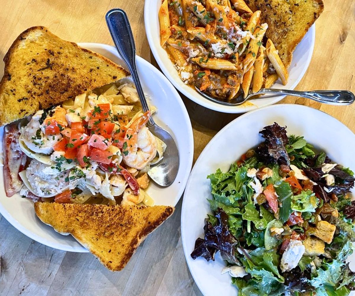 dishes at Blackbird in Shoreline, Washington