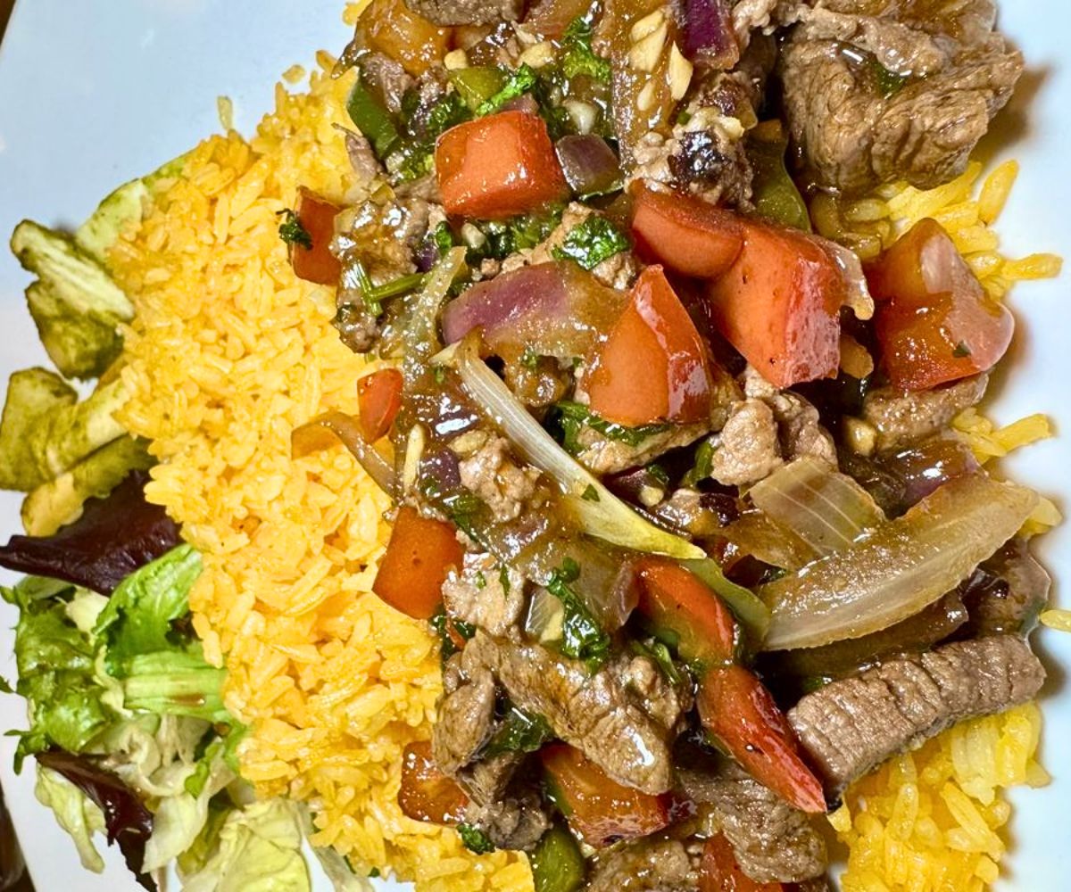 Lomo Saltado at Cahill Bistro in Edina, MN