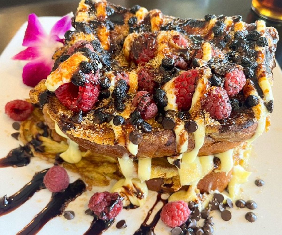 Creme Brulee French Toast at The Hen House of Wheaton in Wheaton, Illinois