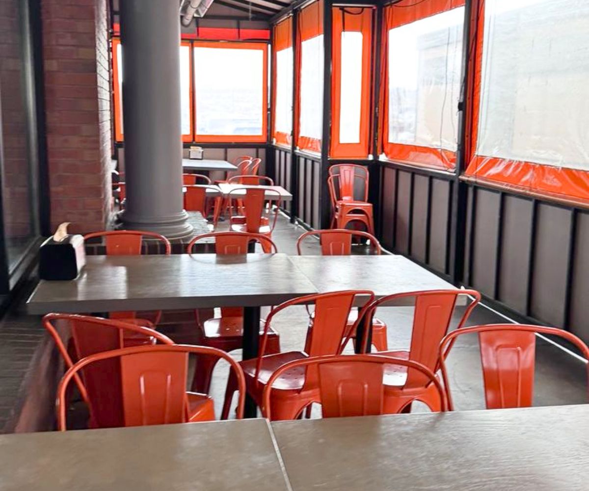 interior of Crave Real Burgers in Castle Rock, CO
