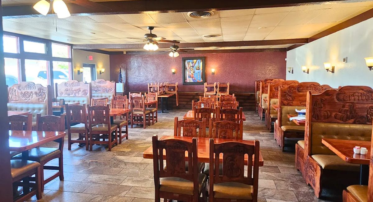 interior of Los Cerritos Mexican Kitchen in Roswell, New Mexico