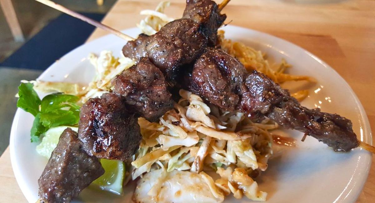 Vietnamese skewers at Blackbird in Shoreline, Washington