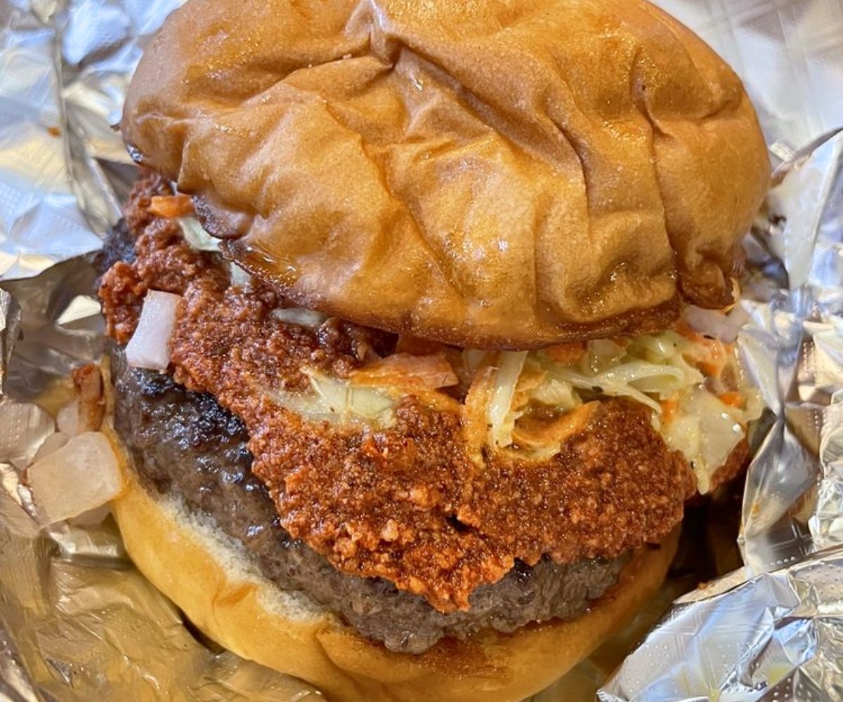 Carolina Burger at Buns in Chapel Hill, North Caorlina