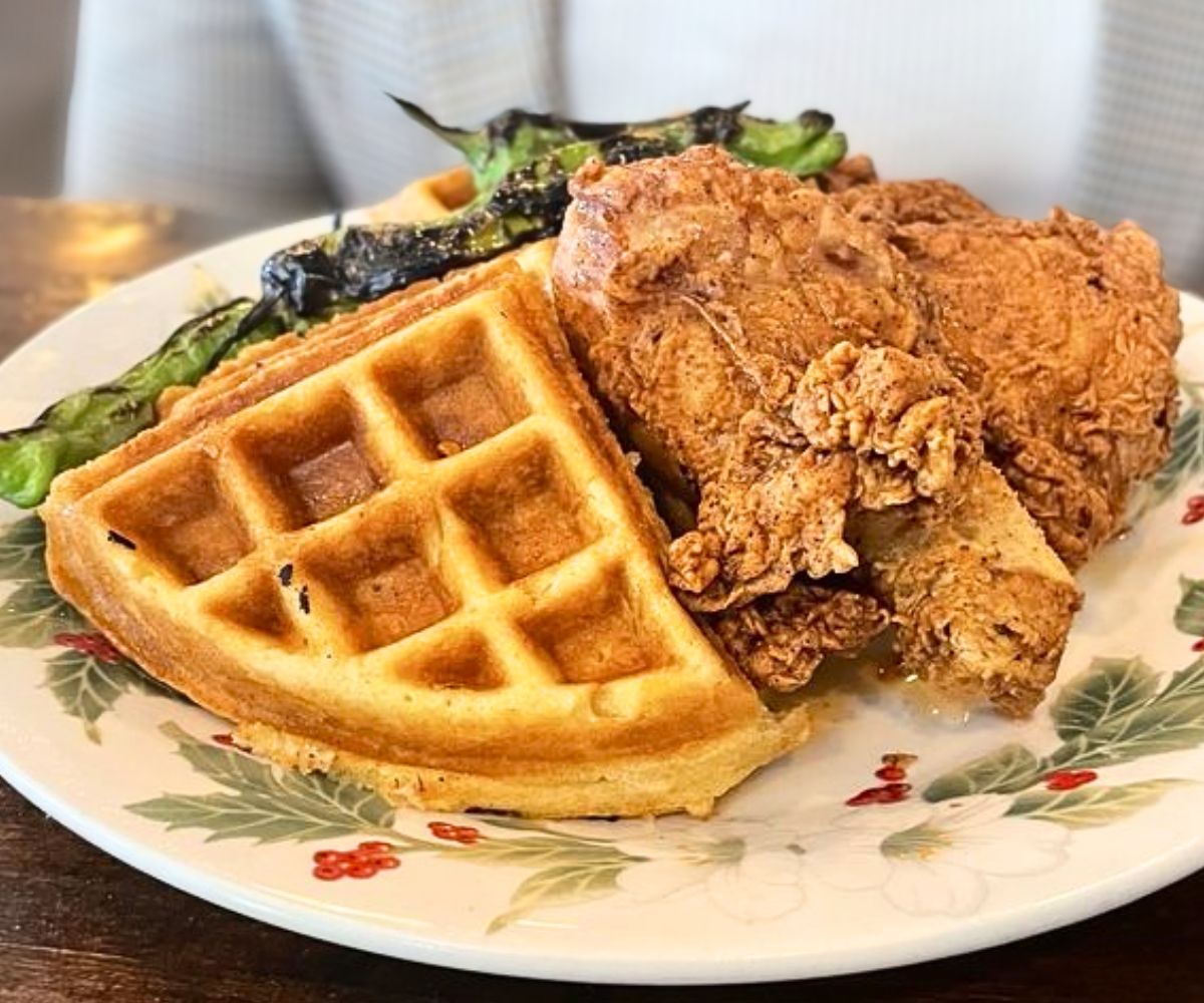 Chicken and Waffles at Local Feed in Georgetown, KY