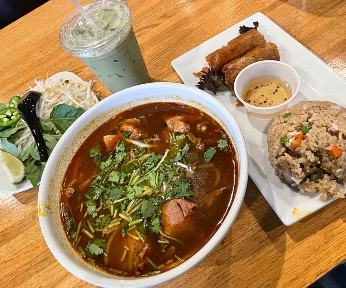 dishes at The Lotus in Maple Grove, MN