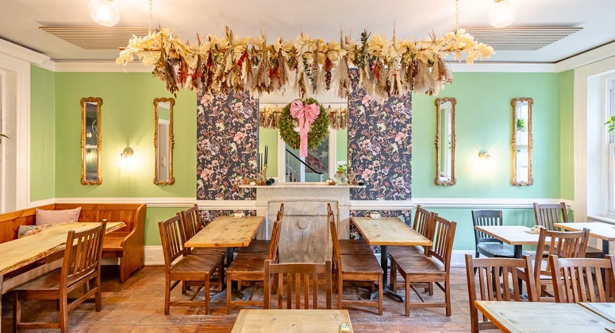 interior of Roots Cafe in West Chester, PA