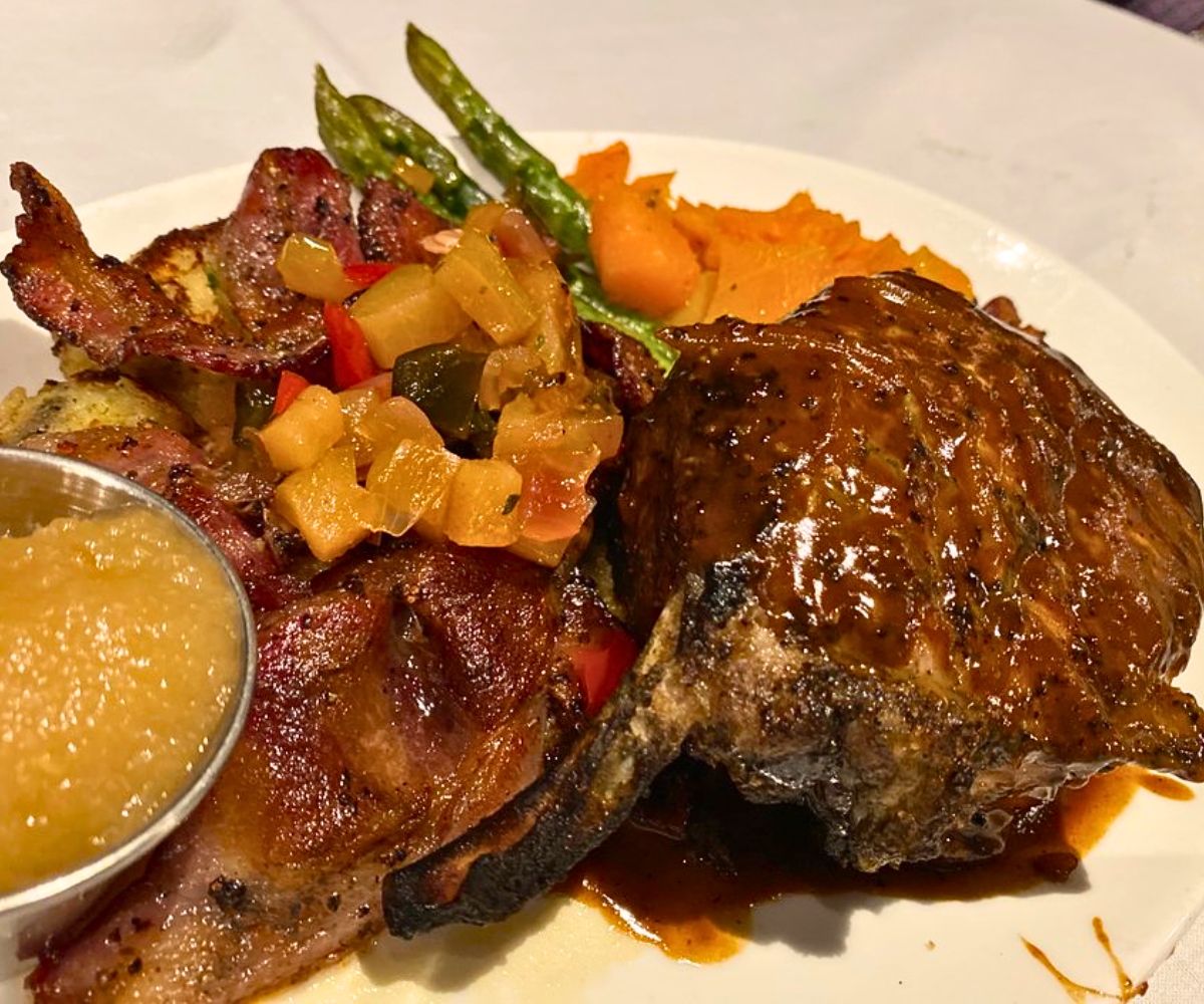 Heritage Hog Chop at Annie Gunn's in Chesterfield, Missouri