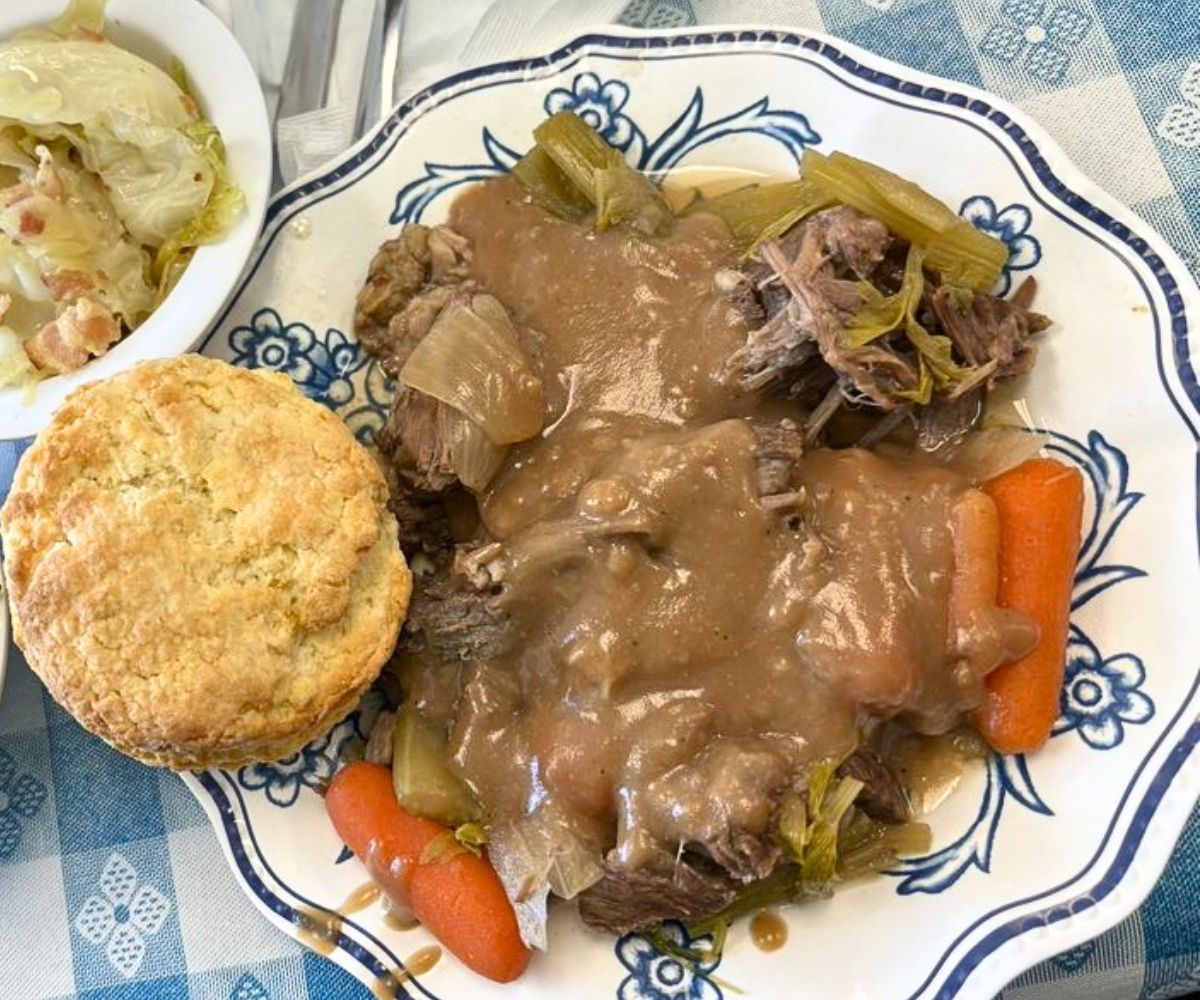 Grammie's Pot Roast at Julia Belle's in Florence, South Carolina