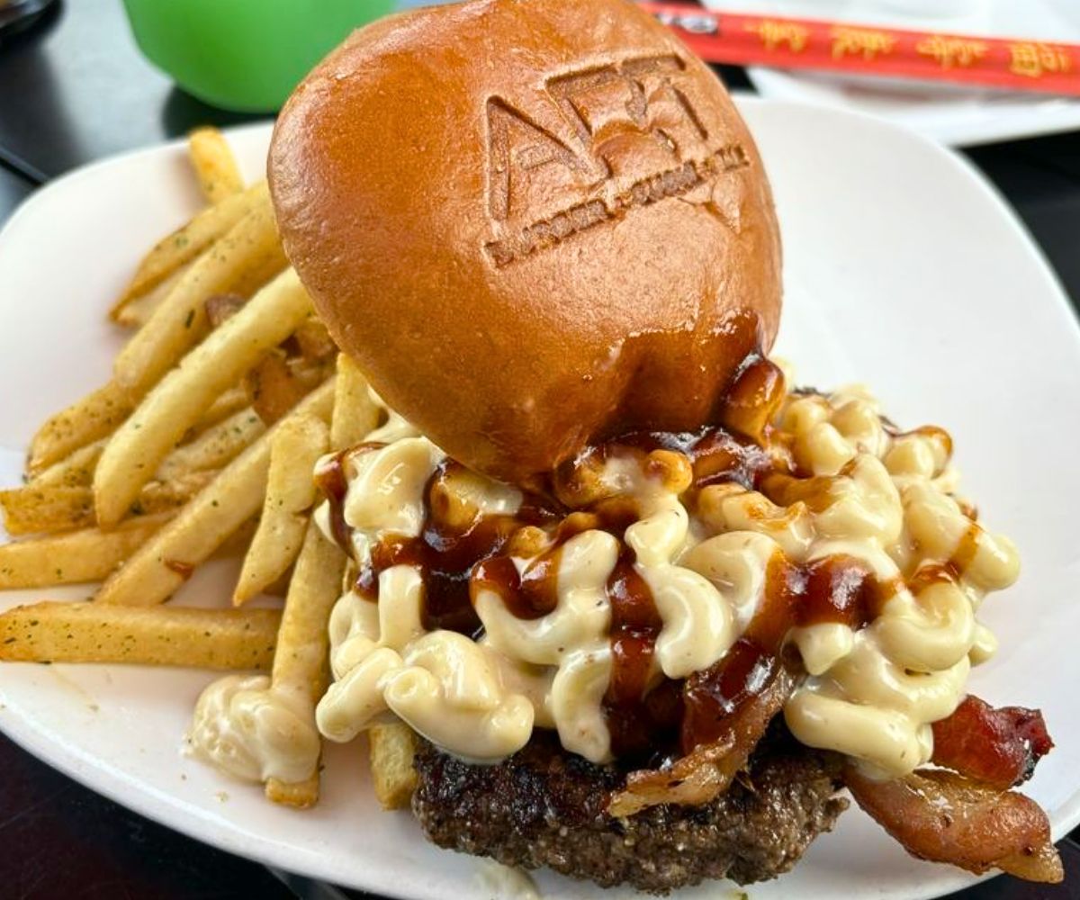 The Scream Burger at ART Burger Sushi Bar in Myrtle Beach, SC