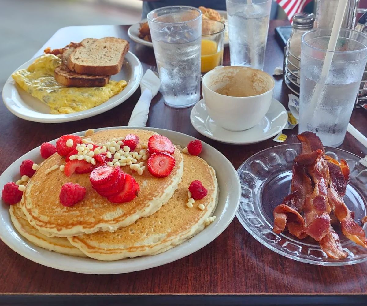 breakfast at The Cooked Goose in Westerly, Rhode Island