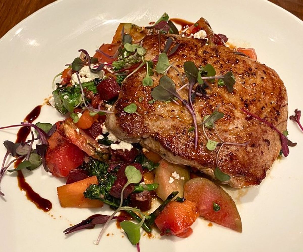 Pork Ribeye at Skyline in Lynchburg, Virginia
