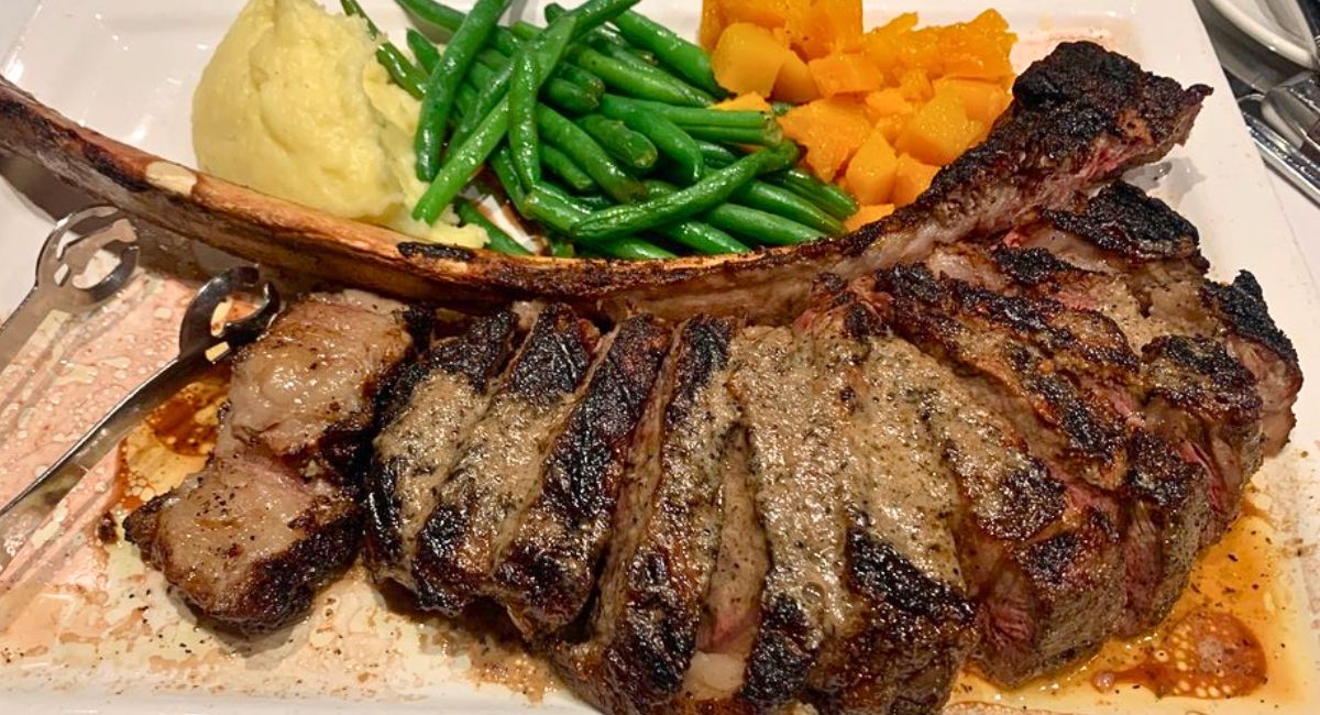 Tomahawk Steak at Annie Gunn's in Chesterfield, MO