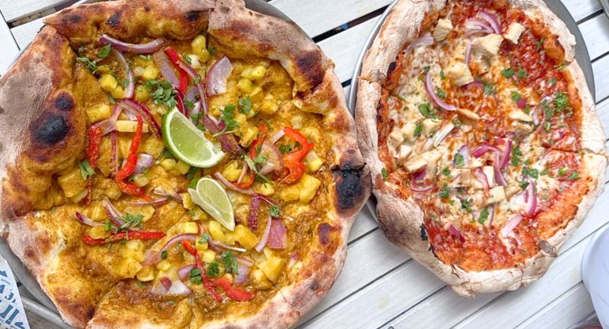pizzas at Kai Eats + Drinks in Kailua-Kona, HI