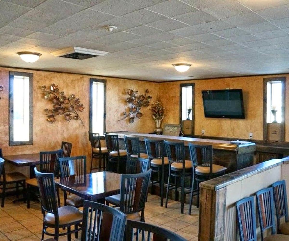 interior of The Brick Oven Bistro in Sandusky, Ohio