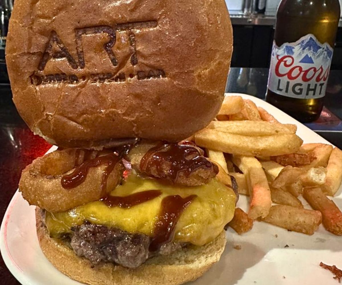 The Remington Burgerat ART Burger Sushi Bar in Myrtle Beach, South Carolina