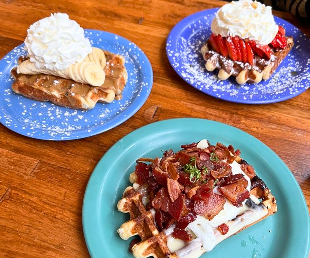 dishes at Waffle Me Up in Boise, ID