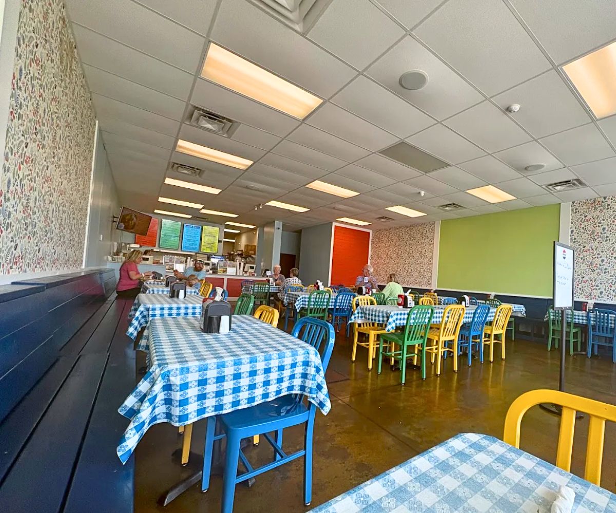 interior of ulia Belle's in Florence, South Carolina