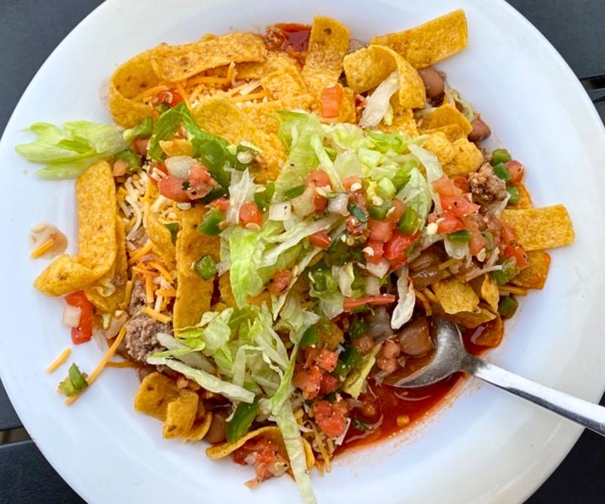 Frito Pie at Nexus Brewery and Restaurant in Albuquerque, NM