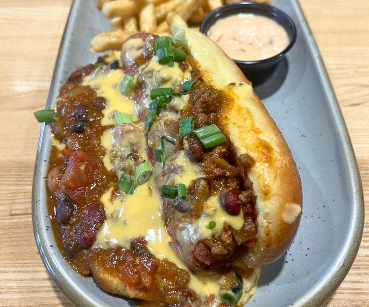Chili Cheese Dog at Fork & Fire in Oro Valley, Arizona