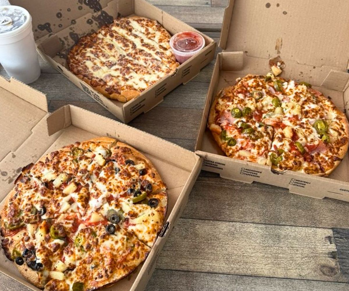 pizzas at Crico's Pizza & Subs in Gulf Shores, Alabama
