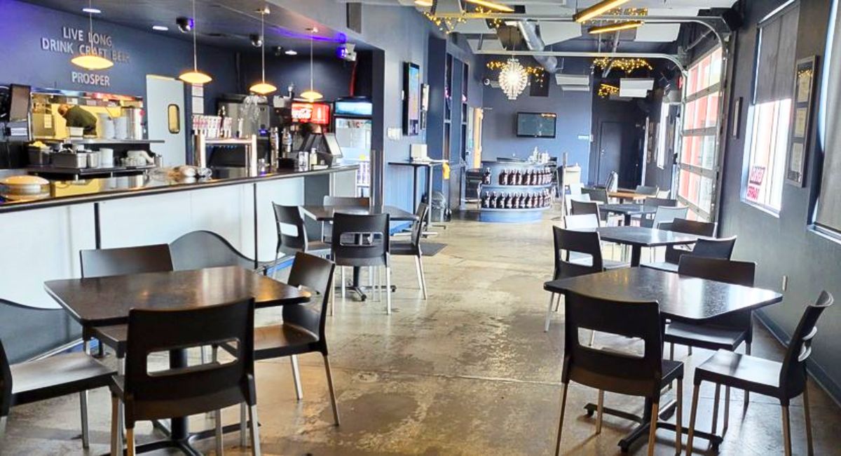 interior of Nexus Brewery and Restaurant in Albuquerque, New Mexico