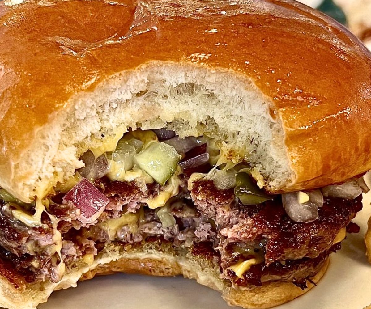 Cheese burger at New State Burgers & Spirits in Oklahoma City, OK