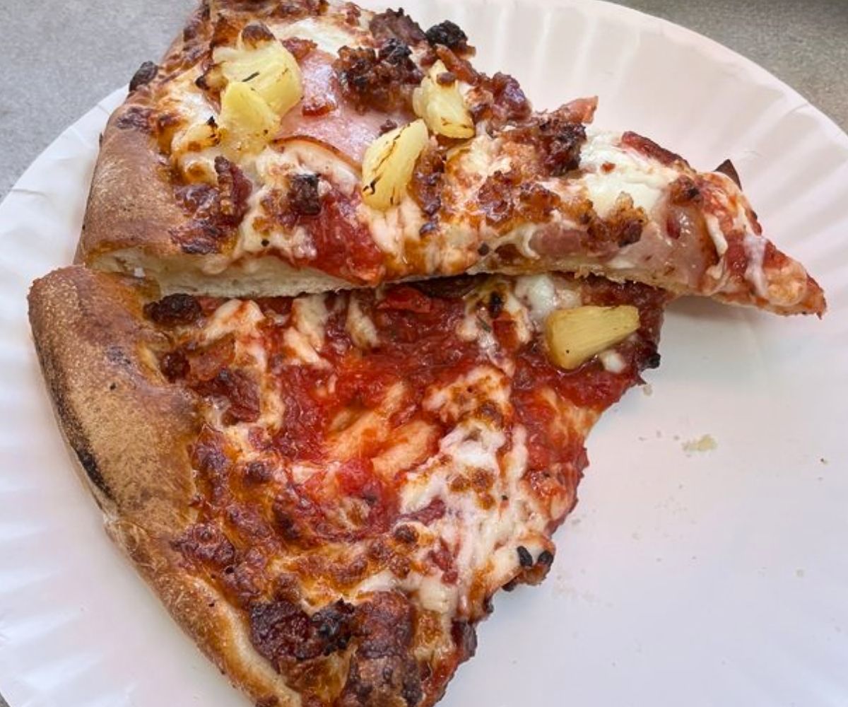 pizza slices at Crico's Pizza & Subs in Gulf Shores, Alabama