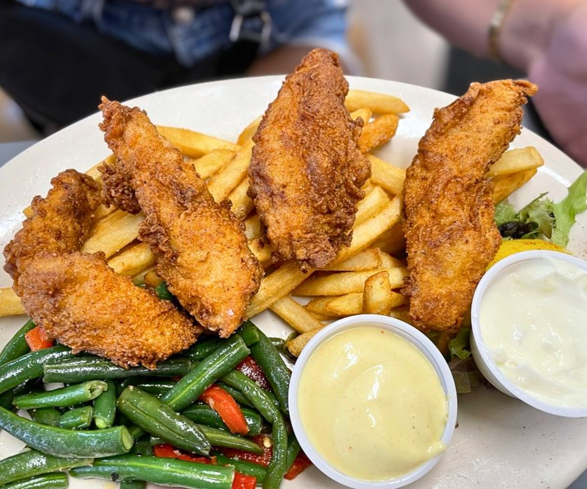 Fish & Chips at The Surfing Crab in Lewes, Delaware