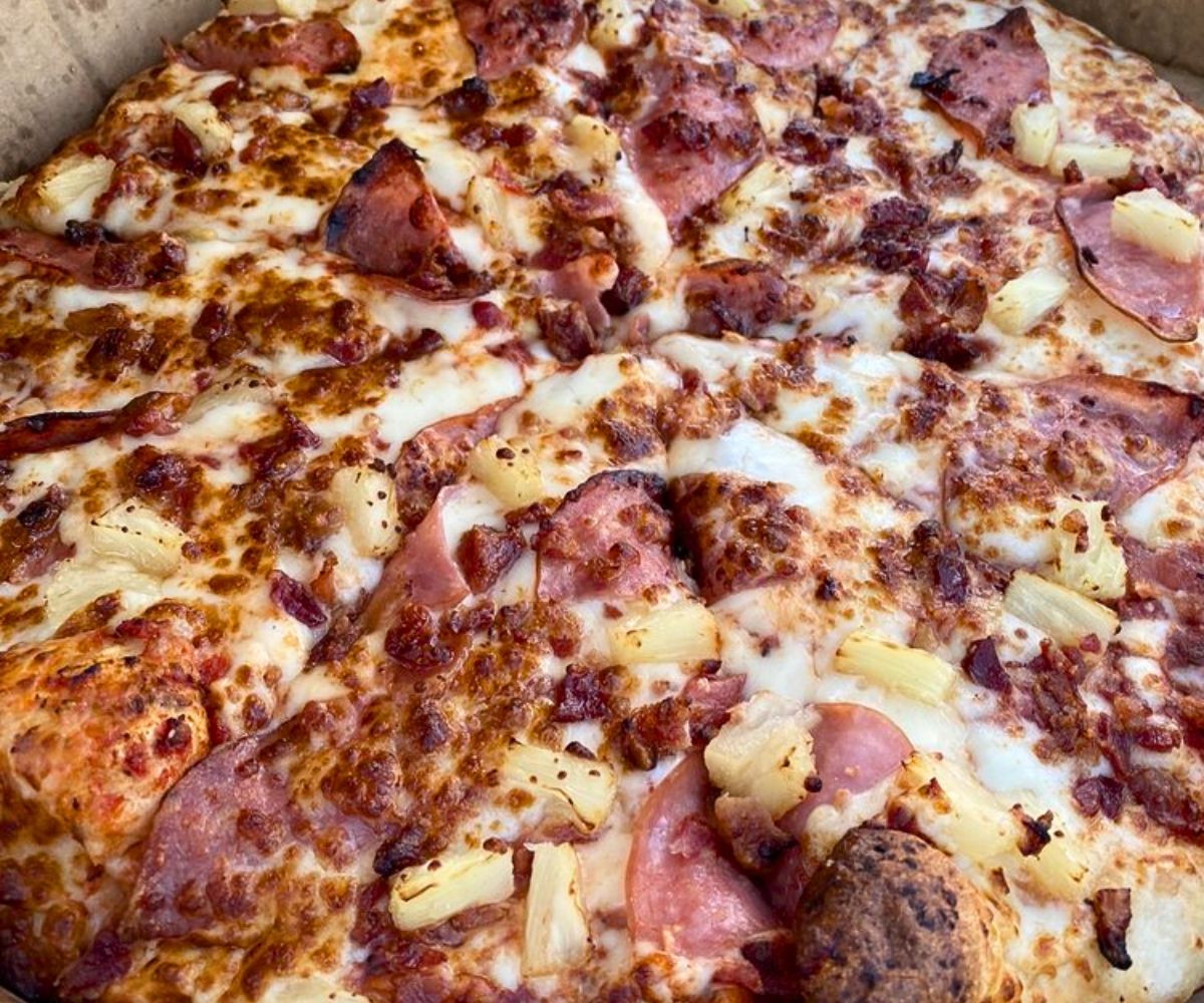 Hawaiian Pizza at Crico's Pizza & Subs in Gulf Shores, AL